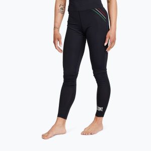 Legginsy treningowe damskie LEONE 1947 Flag. Czarne legginsy LEONE 1947, bez wzorów. Za 109,99 zł.