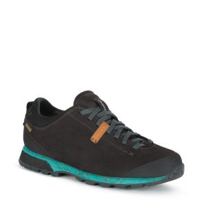 Buty trekkingowe damskie Aku Bellamont Gore-tex. Czarne buty trekkingowe Aku, z gore-texu, bez zapięcia. Za 449,00 zł.