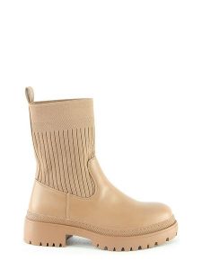 Sixth Sens Botki w kolorze brązowym rozmiar: 39. Brązowe botki Sixth Sens, bez wzorów, z materiału, bez obcasa, bez zapięcia. Za 189,45 zł.