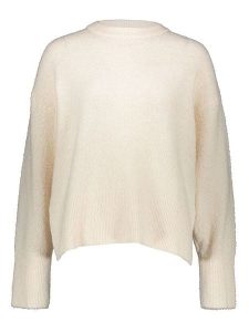 Sublevel Sweter w kolorze kremowym rozmiar: M. Brązowe swetry oversize Sublevel, m, bez wzorów, bez ramiączek. Za 52,42 zł.