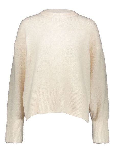 Sublevel Sweter w kolorze kremowym rozmiar: M. Brązowe swetry oversize Sublevel, m, bez wzorów, bez ramiączek. Za 48,05 zł.