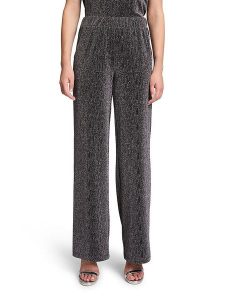 BETTY & CO Spodnie w kolorze czarnym rozmiar: 42. Czarne spodnie z wysokim stanem Betty & Co, bez wzorów, z materiału, z podwyższonym stanem. Za 87,40 zł.