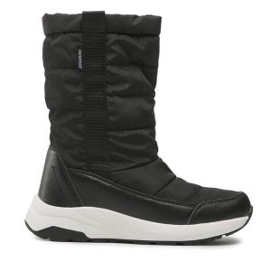 Śniegowce Whistler. Czarne buty zimowe WHISTLER, bez obcasa, bez zapięcia. Za 399,99 zł.