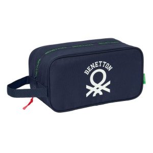 Torba podróżna na buty BENETTON Together Granatowy. Niebieskie torby podróżne i sportowe Benetton, bez wzorów. Za 89,45 zł.