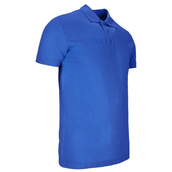 Koszulka Polo KEEZA Velve. Niebieskie bluzki KEEZA, bez wzorów, sportowe, bez kołnierzyka, bez ramiączek. Za 68,00 zł.