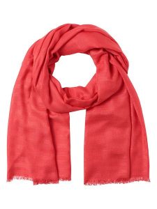 TATUUM Szal w kolorze koralowym - 180 x 80 cm rozmiar: onesize. Czerwone szaliki Tatuum, bez wzorów, z materiału. Za 39,99 zł.