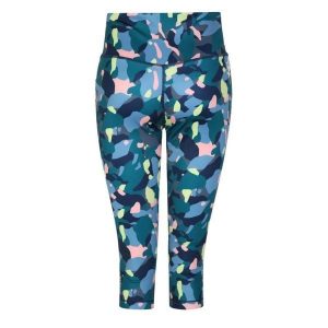 Legginsy damskie fitness Dare 2B Influential. Niebieskie legginsy Dare 2b, bez wzorów, z materiału. Za 125,45 zł.