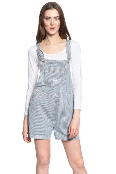 LEE BIB SHORT DAMSKIE OGRODNICZKI L30AIWLX 112106305. Kombinezony Lee, l, bez wzorów, bez kołnierzyka, bez ramiączek. Za 159,99 zł.