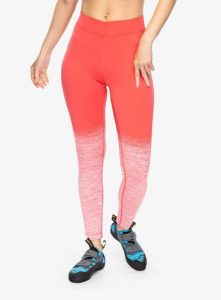 Legginsy wspinaczkowe damskie La Sportiva Patcha Leggins. Czerwone legginsy La Sportiva, bez wzorów, z elastanu, z podwyższonym stanem. Za 240,89 zł.