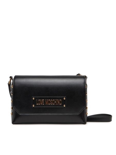 LOVE MOSCHINO Torebka JC4273PP0MKH0000 Czarny. Czarne listonoszki LOVE MOSCHINO, bez wzorów, ze skóry, bez dodatków. Za 499,99 zł.