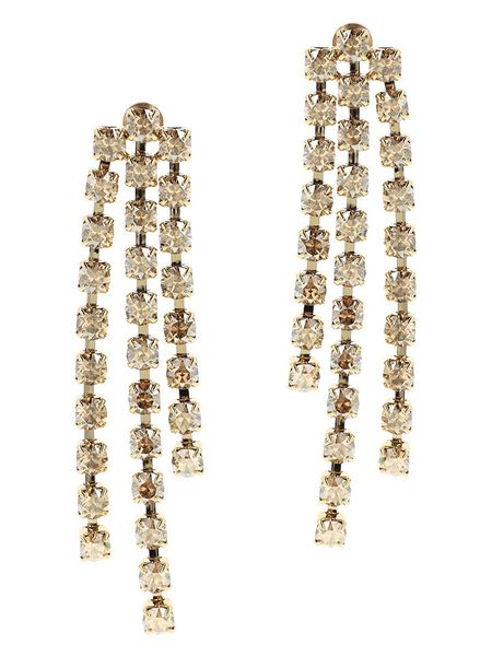 Otazu Pozłacane kolczyki-wkrętki z kryształami Swarovski rozmiar: onesize. Brązowe kolczyki Otazu, z kryształem, pozłacane. Za 209,33 zł.