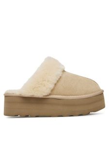 DeeZee Kapcie DZ-AW12 Beżowy. Brązowe kapcie DeeZee, bez wzorów, z materiału. Za 199,99 zł.