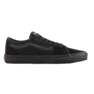 Trampki unisex Vans. Czarne trampki Vans, bez wzorów, bez zapięcia. Za 259,99 zł.