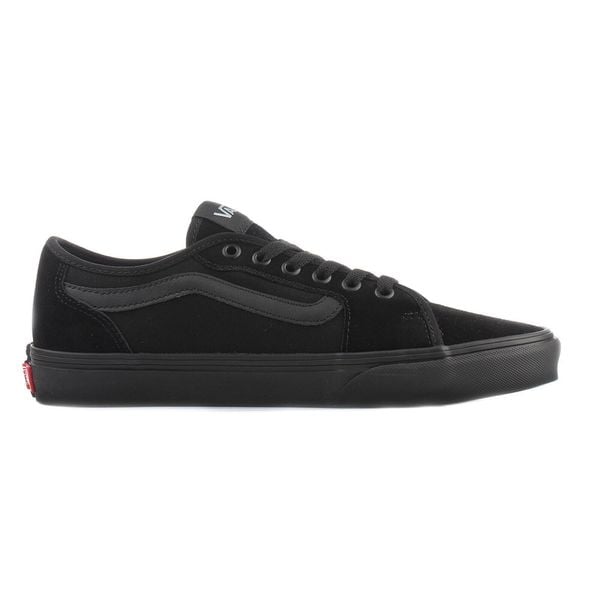 Trampki unisex Vans. Czarne trampki Vans, bez wzorów, bez zapięcia. Za 259,99 zł.