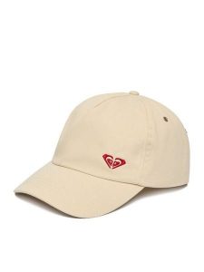 Roxy Czapka z daszkiem CWBEO-RX-W3-004-SS26 Beżowy. Brązowe czapki Roxy, bez wzorów, z bawełny. Za 49,99 zł.