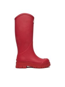 Hunter Kalosze EO-SJY-01 Czerwony. Czerwone kalosze Hunter, bez wzorów, z kauczuku. Za 349,99 zł.