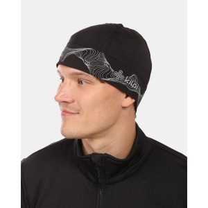 Czapka do biegania unisex Kilpi TAIL-U. Czarne czapki Kilpi, bez wzorów, sportowe. Za 60,57 zł.
