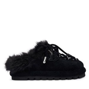 Śniegowce Naked Wolfe. Czarne buty zimowe Naked Wolfe, bez obcasa, bez zapięcia. Za 899,99 zł.