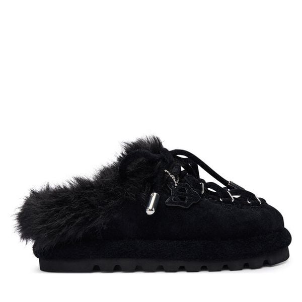 Śniegowce Naked Wolfe. Czarne buty zimowe Naked Wolfe, bez obcasa, bez zapięcia. Za 839,99 zł.