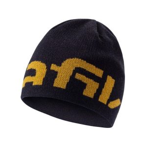 Czapka Rafiki Rocky. Czarne czapki RAFIKI, bez wzorów, z dzianiny. Za 84,85 zł.