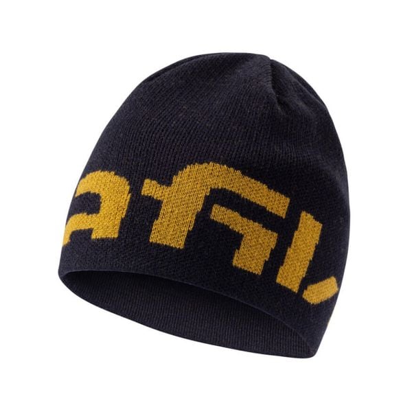 Czapka Rafiki Rocky unisex z akrylu i przetworzonego poliestru, lekka i ciepła. Czarne czapki RAFIKI, bez wzorów, z materiału, klasyczne. Za 90,20 zł.