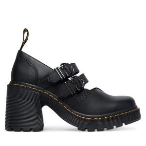 Czółenka Dr. Martens. Czarne czółenka Dr. Martens, bez wzorów, bez obcasa, bez zapięcia. Za 759,99 zł.