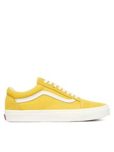 Vans Tenisówki Old Skool VN000D7ZGRV1 Żółty. Żółte trampki Vans, bez wzorów, ze skóry, bez zapięcia. Za 369,99 zł.