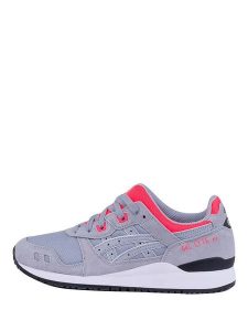 Asics Sneakersy "Gel-Lyte III" w kolorze pomarańczowo-szarym rozmiar: 40. Pomarańczowe trampki ASICS, bez wzorów, z materiału, bez zapięcia. Za 228,76 zł.