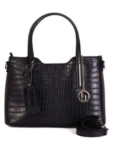 Lia Biassoni Skórzana torebka "Acco" w kolorze czarnym - 32 x 22 x 12 cm rozmiar: onesize. Czarne torebki klasyczne Lia Biassoni, bez wzorów, z materiału, przez ramię, bez dodatków. Za 274,99 zł.