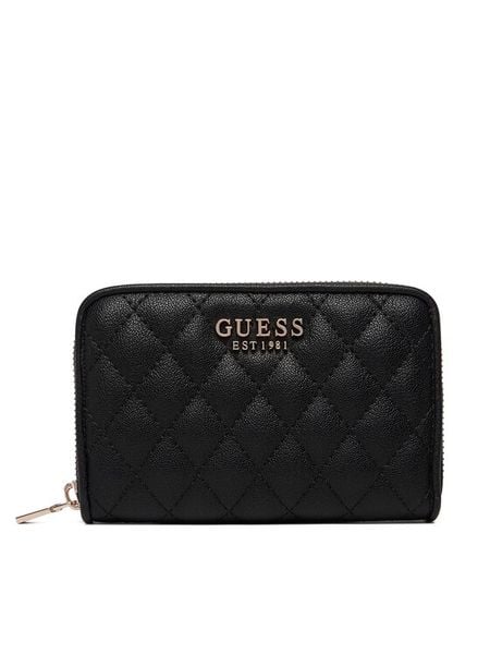 Guess Portfel Atabey Slg SWQG98 94140 Czarny. Czarne portfele Guess, z aplikacjami, ze skóry. Za 269,99 zł.