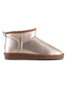 ISLAND BOOT Botki "Miley" w kolorze beżowym rozmiar: 37. Brązowe botki Island Boot, bez wzorów, z materiału, bez obcasa, bez zapięcia. Za 114,17 zł.