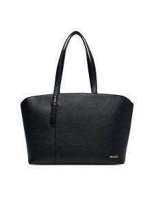 HUGO Torebka Yorih 50567720 Czarny. Czarne shopper bag Hugo, bez wzorów, ze skóry, bez dodatków. Za 699,99 zł.