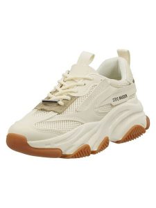 Steve Madden Sneakersy w kolorze kremowym rozmiar: 40. Brązowe trampki Steve Madden, bez wzorów, z materiału, bez zapięcia. Za 217,99 zł.