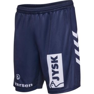 Krótki Domicyl SG Flensburg-Handewitt 2024/25. Niebieskie szorty Hummel, bez wzorów, sportowe. Za 228,00 zł.
