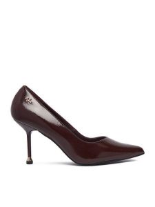 MEXX Szpilki EO-WS1312-01 Bordowy. Czerwone szpilki Mexx, bez wzorów, ze skóry, bez obcasa. Za 329,99 zł.