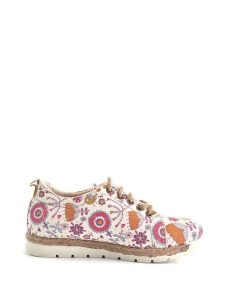 Goby Sneakersy w kolorze białym ze wzorem rozmiar: 37. Białe trampki Goby, bez wzorów, z materiału, bez zapięcia. Za 234,95 zł.