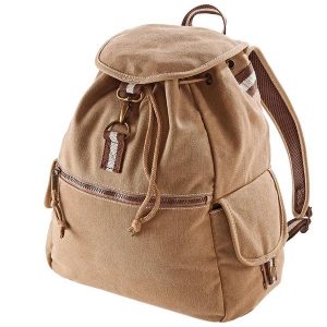 Plecak Vintage Canvas 18 Litrów. Niebieskie plecaki QUADRA. Za 168,99 zł.