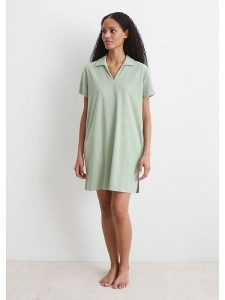 Marc O´Polo Sukienka dresowa w kolorze miętowym rozmiar: XL. Zielone sukienki na co dzień, xl, bez wzorów, z bawełny, bez kołnierzyka, bez ramiączek, midi, proste. Za 170,87 zł.