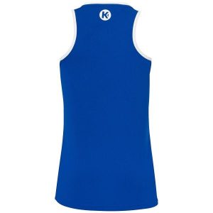 Damska koszulka typu tank top Kempa Player. Niebieskie topy Kempa, l, bez wzorów, z materiału, bez kołnierzyka, bez ramiączek. Za 113,00 zł.