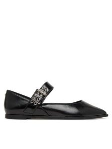 Buffalo Baleriny Marly Riv 1621044 Czarny. Czarne balerinki Buffalo, bez wzorów, ze skóry, bez obcasa, bez zapięcia. Za 349,99 zł.