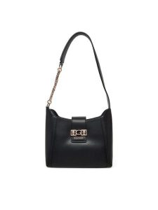 Guess Torebka Jane HWVG98 91010 Czarny. Czarne torebki klasyczne Guess, z aplikacjami, ze skóry, bez dodatków. Za 399,99 zł.