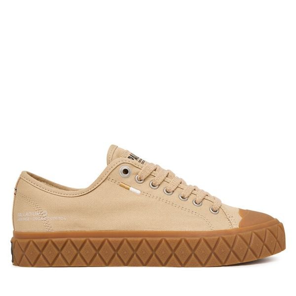 Trampki Palladium. Brązowe trampki Palladium, bez wzorów, bez zapięcia. Za 379,99 zł.