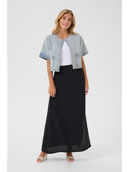 Kaffe Kurtka dżinsowa w kolorze błękitnym rozmiar: 40. Niebieskie kurtki Kaffe, bez wzorów, bez kaptura. Za 140,86 zł.