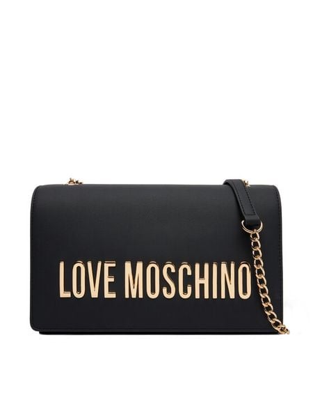 LOVE MOSCHINO Torebka JC4192PP0NKD0000 Czarny. Czarne torebki klasyczne LOVE MOSCHINO, bez wzorów, ze skóry, bez dodatków. Za 579,99 zł.