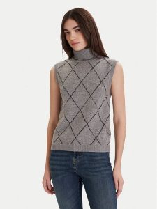 ViCOLO Golf 77069F Szary Regular Fit. Szare golfy ViCOLO, bez wzorów, z wełny. Za 419,99 zł.