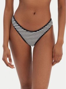 Seafolly Dół od bikini Clubhouse 40707-281 Czarny. Czarne bikini Seafolly, bez wzorów, z syntetyku. Za 339,99 zł.