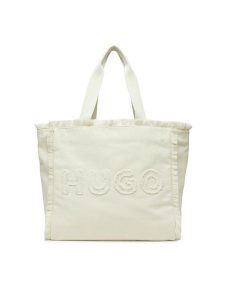 HUGO Torebka 50541867 Biały. Białe torebki klasyczne Hugo, bez wzorów, z materiału, bez dodatków. Za 319,99 zł.