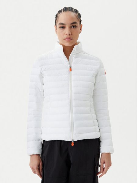 Save The Duck Kurtka przejściowa D39760W GIGA20 Biały Regular Fit. Białe kurtki Save the duck, bez wzorów, z syntetyku, bez kaptura. Za 379,99 zł.