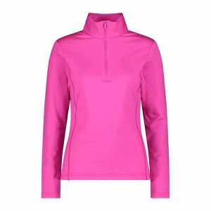Bluza damska turystyczna CMP 38E1596. Czerwone bluzy CMP, xl, bez wzorów, bez kaptura. W wyprzedaży za 230,99 zł.