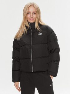 Puma Kurtka zimowa Classics 621693 Czarny Oversize. Czarne kurtki Puma, na zimę, m, bez wzorów, z syntetyku, bez kaptura. Za 489,99 zł.